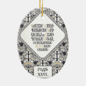 Bilibins Konzertprogramm-Ornament Keramikornament (Hinten)