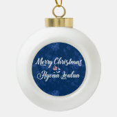Bilingual American Holiday Ornament (Vorderseite)