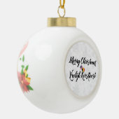Bilingual Belgium American Holiday Ornament (Links)