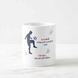 Bilingual Football Design Kaffeetasse
