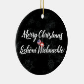 Bilingual Holiday Decoration Keramikornament (Rechts)