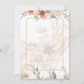 Bilingual Invitación de Boda Boho Template Einladung (Vorderseite)