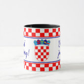 Bilingual Kroatisch Guten Morgen Dobro Jutro Tasse (Zentrum)