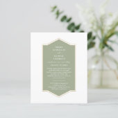 Bilingual Spanish Boda Budget Wedding (Stehend Vorderseite)