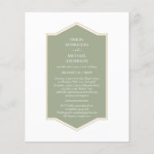 Bilingual Spanish Boda Budget Wedding (Rückseite)