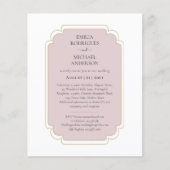Bilingual Spanish Boda Budget Wedding (Vorderseite)