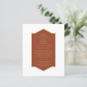 Bilingual Spanish Boda Budget Wedding (Stehend Vorderseite)