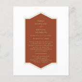 Bilingual Spanish Boda Budget Wedding (Rückseite)