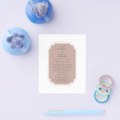 Bilingual Spanish Boda Budget Wedding Flyer (Einzeln)