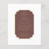 Bilingual Spanish Boda Budget Wedding Flyer (Hinten)