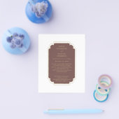 Bilingual Spanish Boda Budget Wedding Flyer (Einzeln)