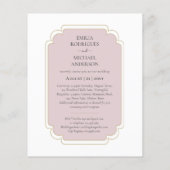Bilingual Spanish Boda Budget Wedding Flyer (Hinten)