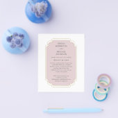 Bilingual Spanish Boda Budget Wedding Flyer (Einzeln)