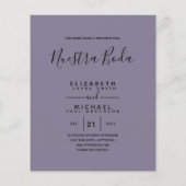 Bilingual Spanish BODA English Wedding (Rückseite)