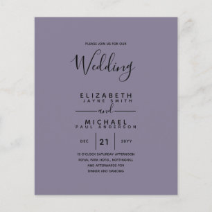 Bilingual Spanish BODA English Wedding