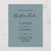 Bilingual Spanish BODA English Wedding (Rückseite)