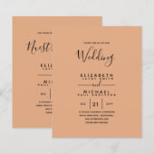 Bilingual Spanish BODA English Wedding (Vorne/Hinten)
