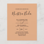 Bilingual Spanish BODA English Wedding (Rückseite)