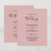 Bilingual Spanish BODA English Wedding (Vorne/Hinten)