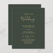 Bilingual Spanish BODA English Wedding (Vorne/Hinten)