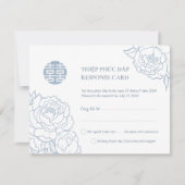 Bilingual Vietnamese Peony Song Hy Dusty Blue UAWG (Vorderseite)