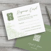 Bilingual Vietnamese Ranunculus Wedding RSVP