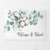 Bilingual Wedding Einladung Eukalyptus (Cover)