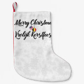 Bilingualer belgischer -Strumpf Kleiner Weihnachtsstrumpf (Vorderseite)