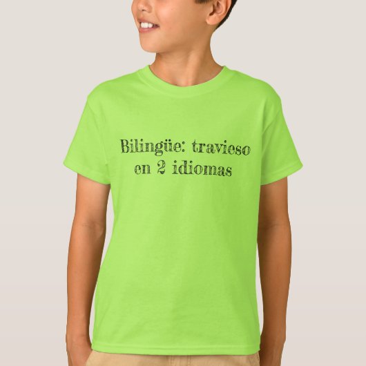 Bilingüe: travieso T-Shirt (Vorderseite)