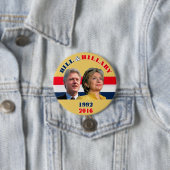 Bill 1992 u. Hillary 2016 Button (Beispiel)