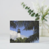 Bill Baggs Cape Florida Lighthouse, Bill Baggs 2 Postkarte (Stehend Vorderseite)