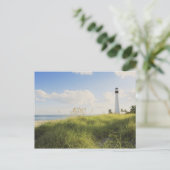 Bill Baggs Cape Florida Lighthouse, Bill Baggs Postkarte (Stehend Vorderseite)