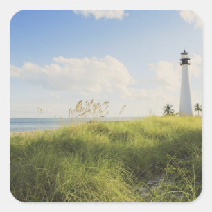 Bill Baggs Cape Florida Lighthouse, Bill Baggs Quadratischer Aufkleber