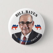 Bill Bayes für Präsidenten Button (Vorderseite)