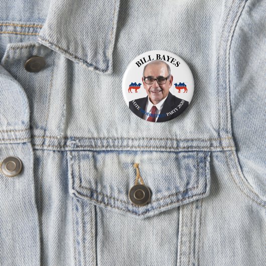 Bill Bayes für Präsidenten Button (Beispiel)