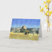 Bill bei Yosemite Glacier Point Overlook Karte (Gelbe Blume)