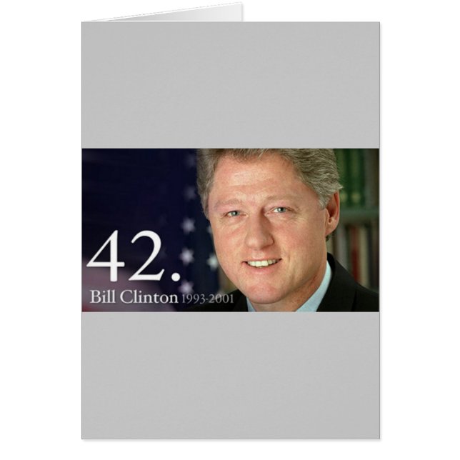 Bill Clinton (Vorne)