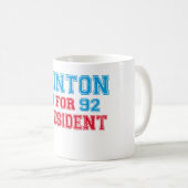 Bill Clinton 1992 Kaffeetasse (VorderseiteRechts)