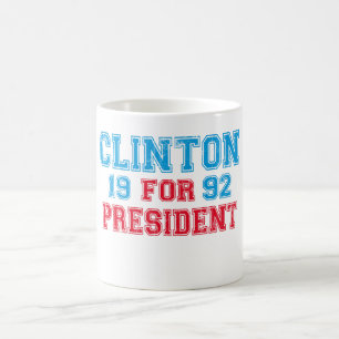 Bill Clinton 1992 Kaffeetasse