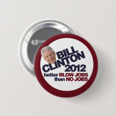 Bill Clinton 2012 Button (Vorne & Hinten)