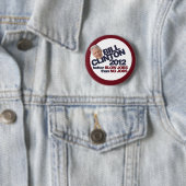 Bill Clinton 2012 Button (Beispiel)