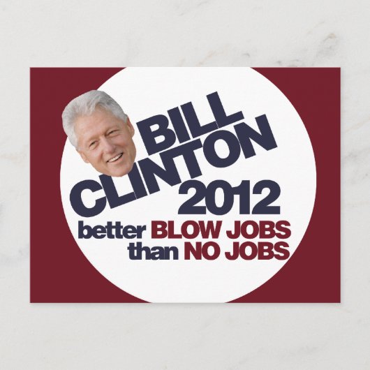 Bill Clinton 2012 Postkarte (Vorderseite)