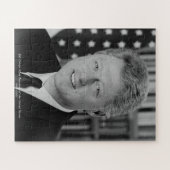Bill Clinton 42. Präsident der Vereinigten Staaten Puzzle (Horizontal)