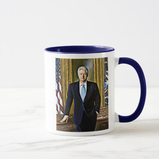Bill Clinton 42. Präsident Keepake Coffee Tasse (Rechts)