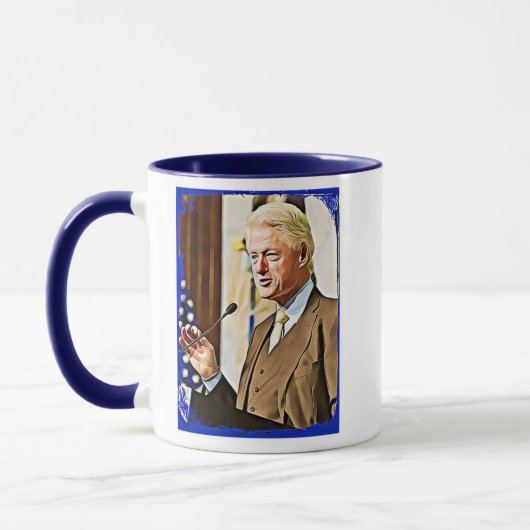 Bill Clinton 42. Präsident Keepake Coffee Tasse (Links)