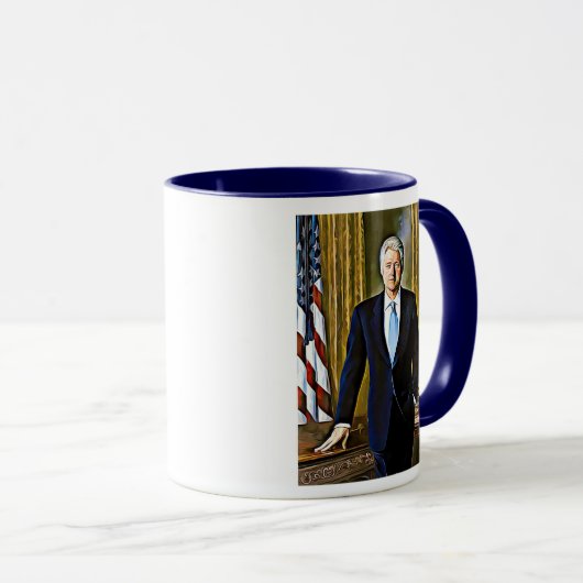 Bill Clinton 42. Präsident Keepake Coffee Tasse (VorderseiteRechts)