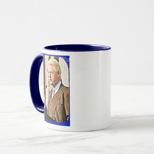 Bill Clinton 42. Präsident Keepake Coffee Tasse (Vorderseite Links)