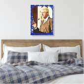 Bill Clinton 42. Präsident Keepake Leinwand Art (Insitu (Schlafzimmer))
