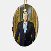 Bill Clinton 42nd Präsident Keepsake Ornament (Links)