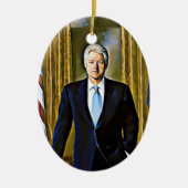 Bill Clinton 42nd Präsident Keepsake Ornament (Vorne)